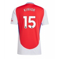 Camisa de Futebol Arsenal Jakub Kiwior #15 Equipamento Principal 2024-25 Manga Curta